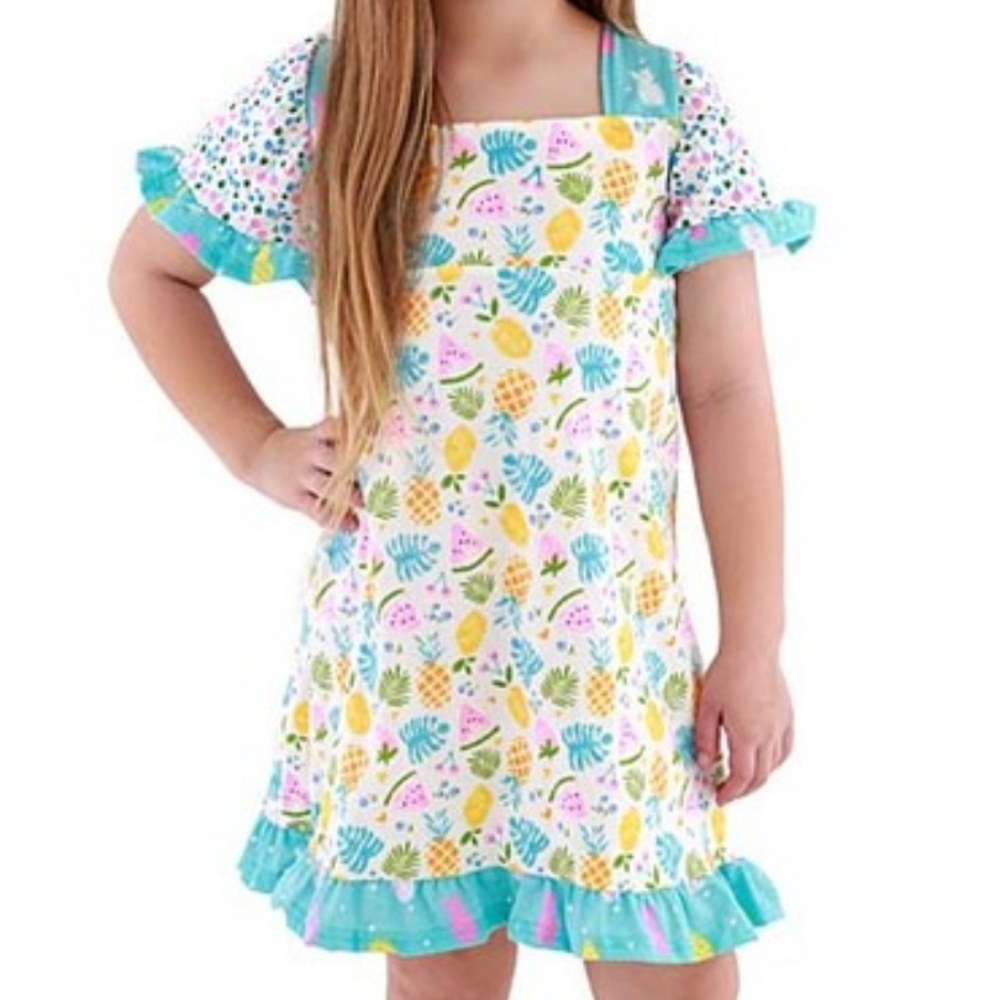 Jelly The Pug Fruit Summer Dress Size 10‎